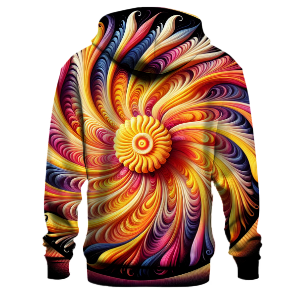 Retro Sunshine Spirals Hoodie