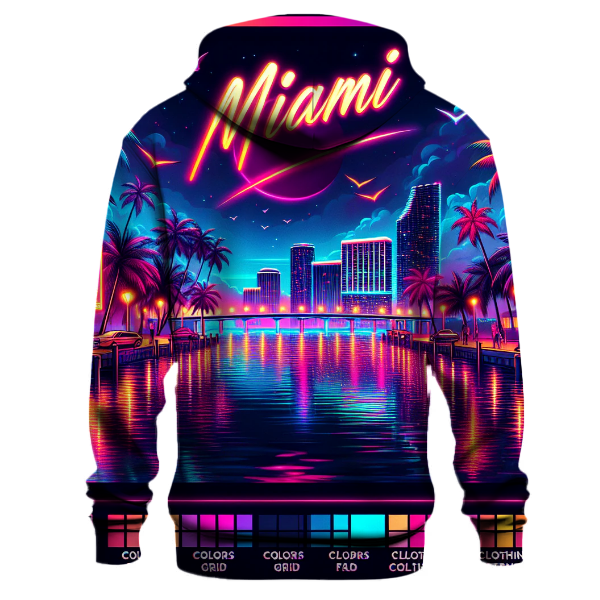 Electric Miami Nights Hoodie