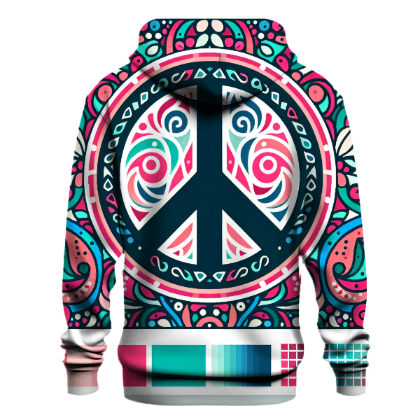 Colorful Peace Sign Hoodie