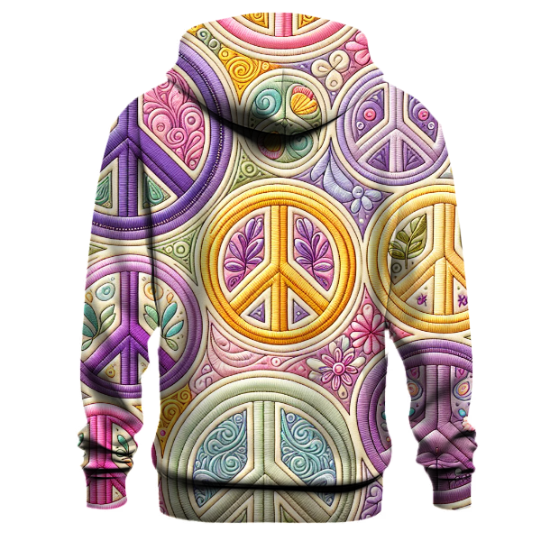 Peace Sign Positivity Hoodie Hoodies Fashion