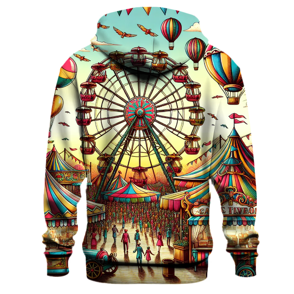 Vintage Fairground Fun Hoodie