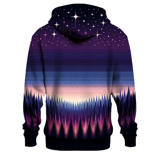 Violet Nightfall Gradient Hoodie