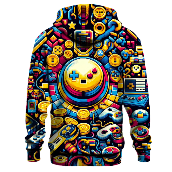 Classic Video Game Icons Hoodie