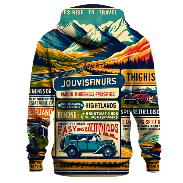 Vintage Road Trip Adventure Hoodie