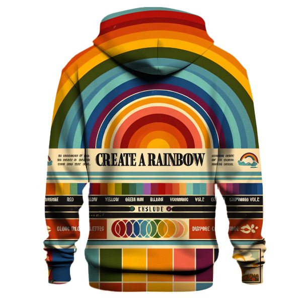 Retro Rainbow Spectrum Hoodie