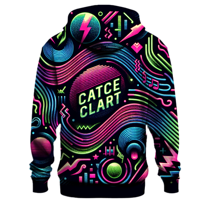 Neon Pulse Design Hoodie Designer Hoodies