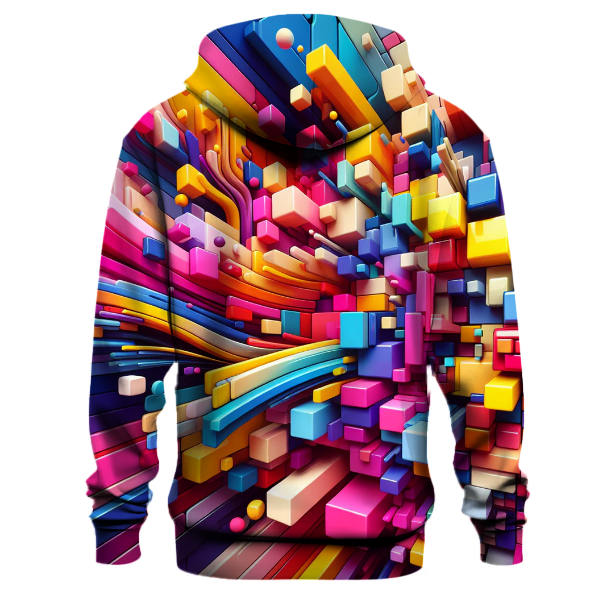 Color Block Chaos Hoodie