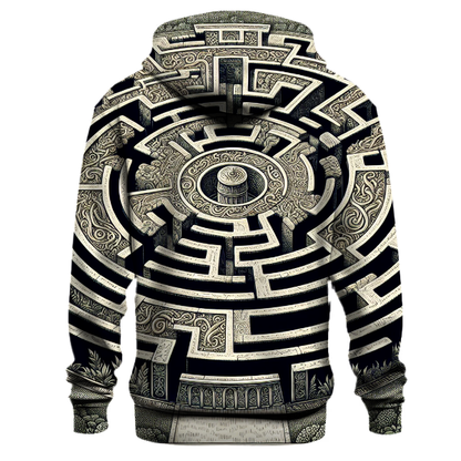 Ancient Labyrinthine Pathways Hoodie