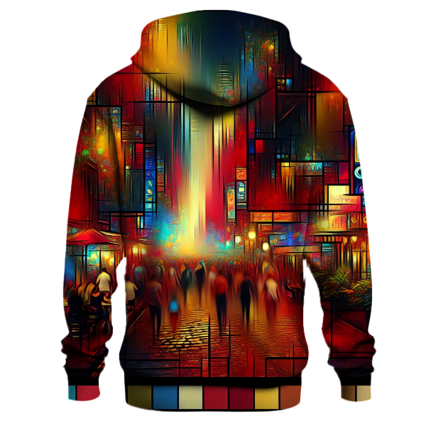 Vibrant City Life Hoodie