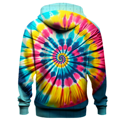 Groovy Tie-Dye Spiral Hoodie