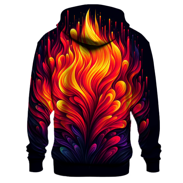 Crimson Flame Gradient Hoodie