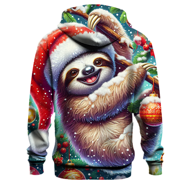 Merry Christmas Sloth Hoodie