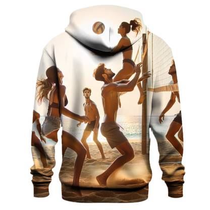 Beach Volleyball Beat Hoodie