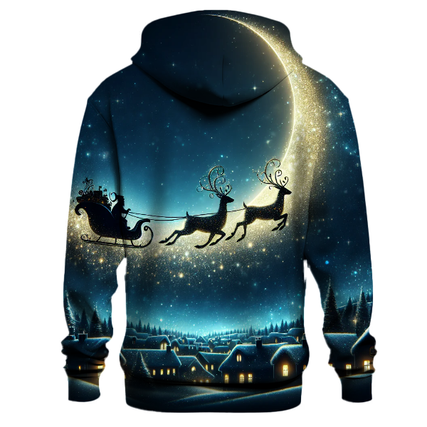 Santa's Sleigh in the Sky Hoodie