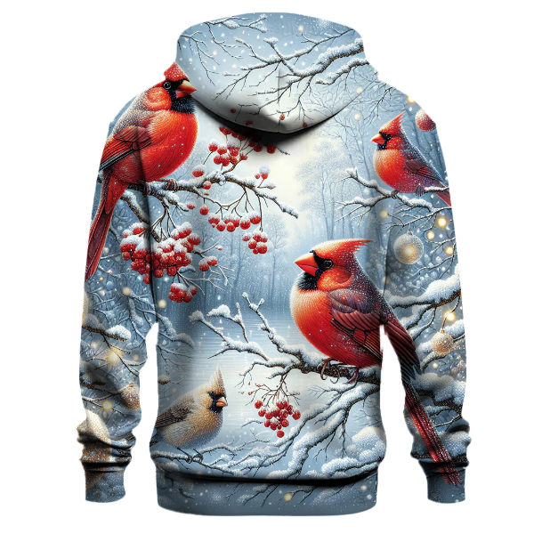 Charming Christmas Cardinals Hoodie