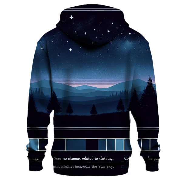 Starry Silhouette Hoodie Lightweight Hoodies