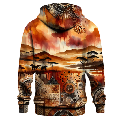 Vivid Safari Colors Hoodie