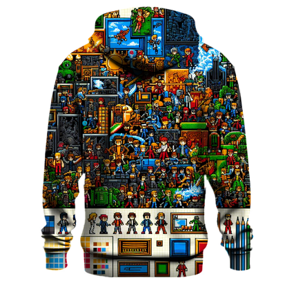 Classic Video Game Heroes Hoodie