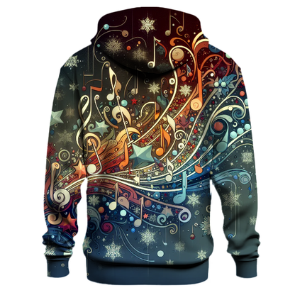 Christmas Music Notes Hoodie