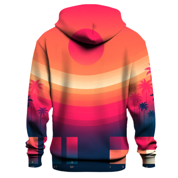 Coral Sunset Hoodie