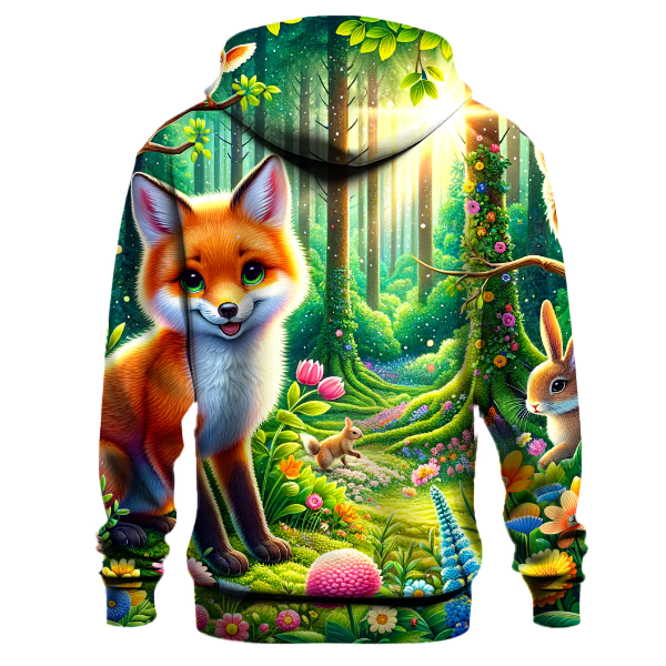 Whimsical Forest Friends Hoodie