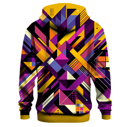 Groovy Geometric Flow Hoodie