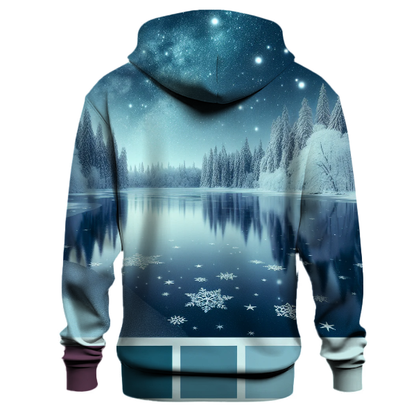 Frozen Lake Reflection Hoodie