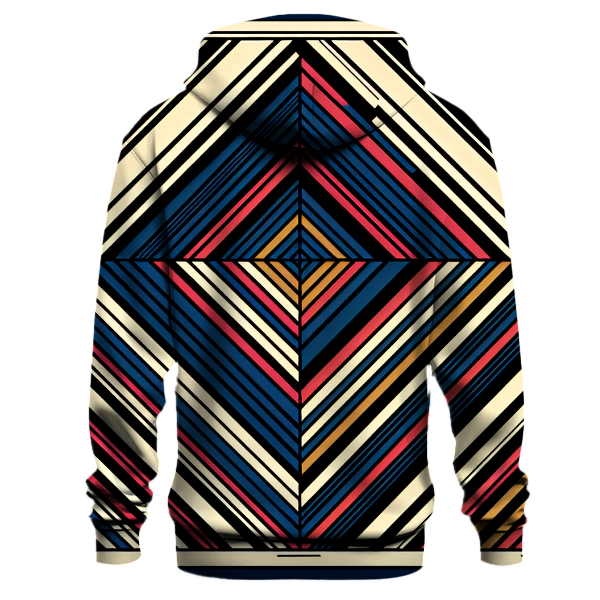 Classic Retro Stripe Revival Hoodie