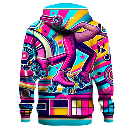 Funky 70s Roller Disco Hoodie