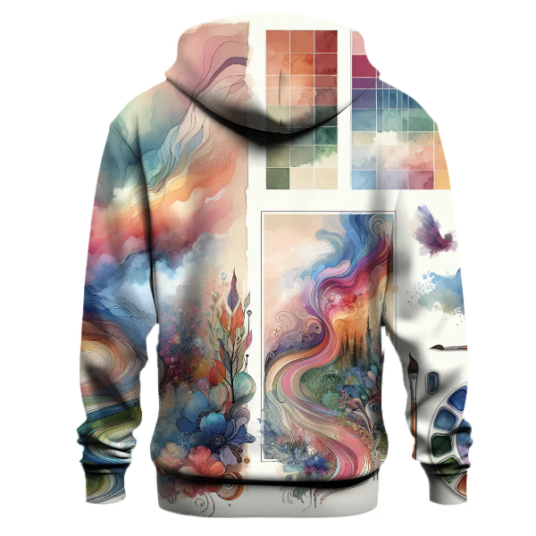 Ethereal Watercolor Dreams Hoodie