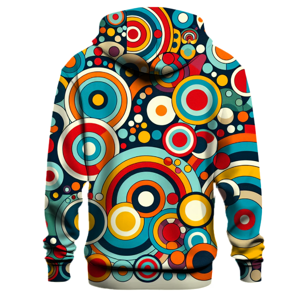 Colorful Circles and Dots Hoodie