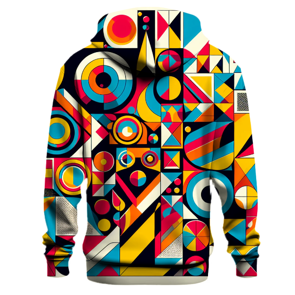 Funky Retro Geometrics Hoodie