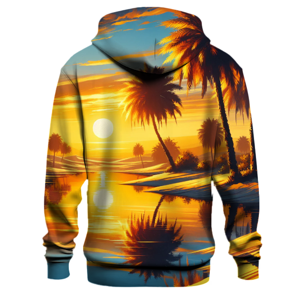 Charming Desert Oasis Hoodie Custom Hoodies