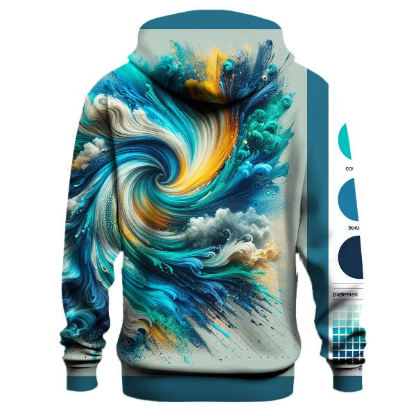 Electric Wave Tie-Dye Hoodie