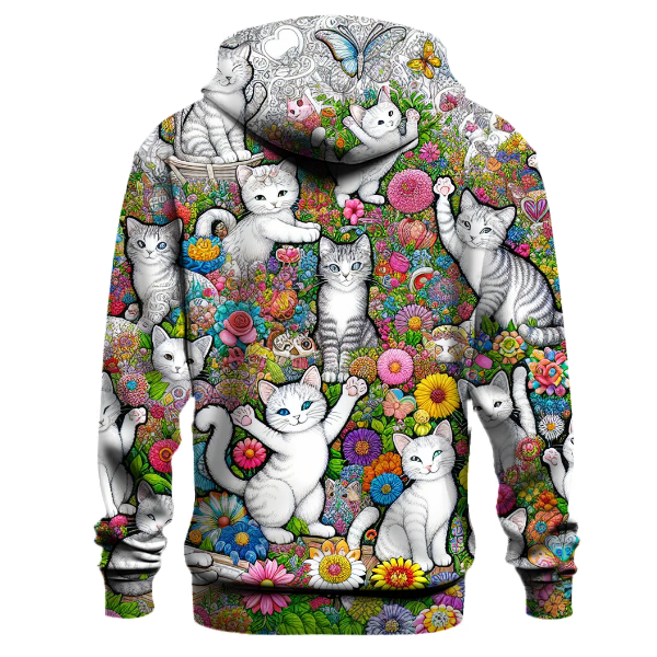 Whimsical Cat Wonderland Hoodie