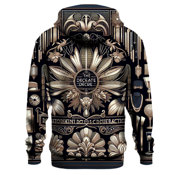 Retro Art Deco Vibes Hoodie