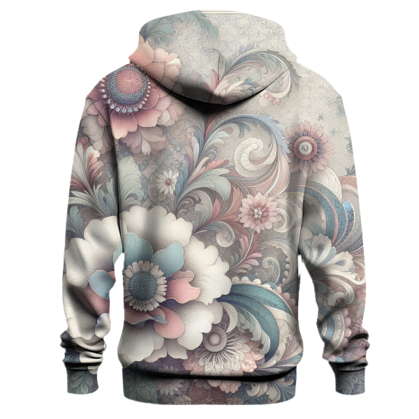 Peaceful Floral Oasis Hoodie