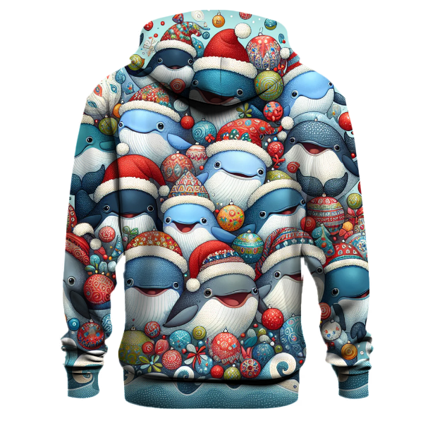 Joyous Holiday Whales Hoodie