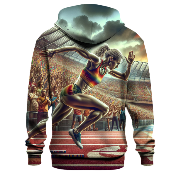 Track and Field Star Hoodie