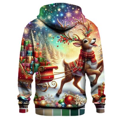 Reindeer Sleigh Ride Hoodie