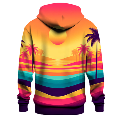 Tropical Sunset Glow Hoodie