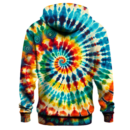 Groovy Tie Dye Explosion Hoodie