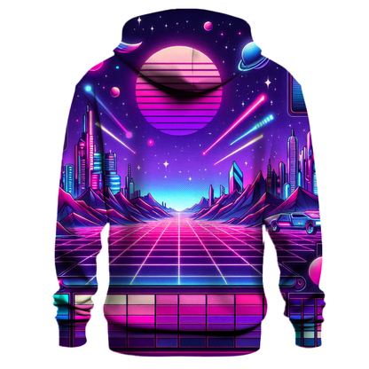 Synthwave Nights Hoodie Graphic Hoodies