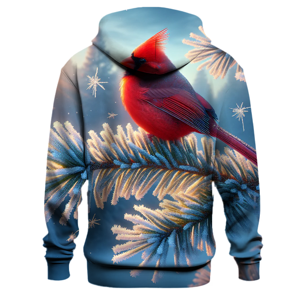 Frosty Morning Cardinal Hoodie