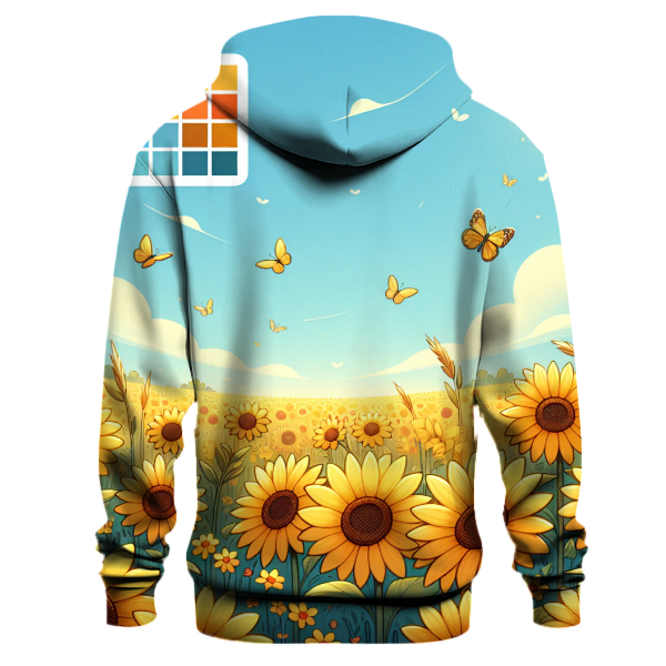 Golden Fields of Sunflowers Hoodie