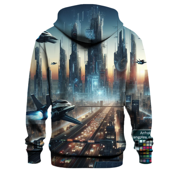 Futuristic Cityscape Dream Hoodie