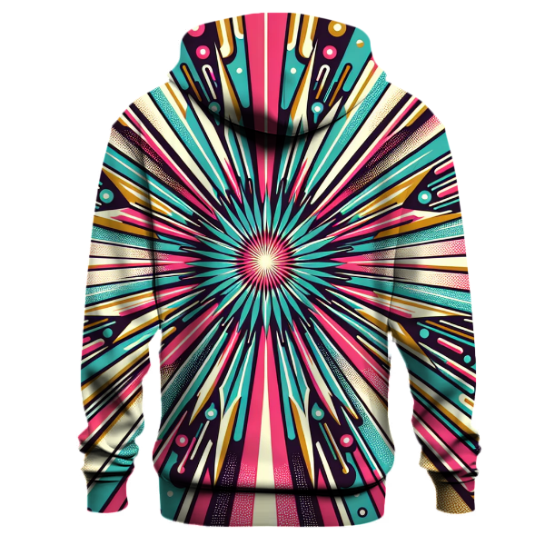 Bold Retro Starburst Hoodie