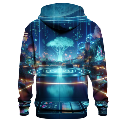 Futuristic Foliage Hoodie