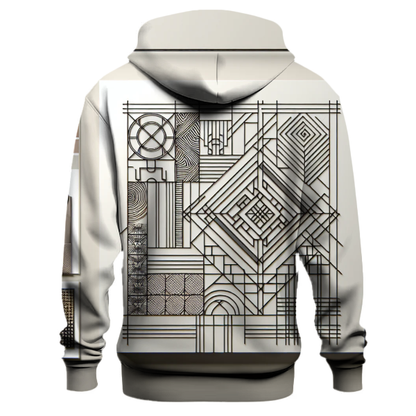 Modern Geometric Chic Hoodie