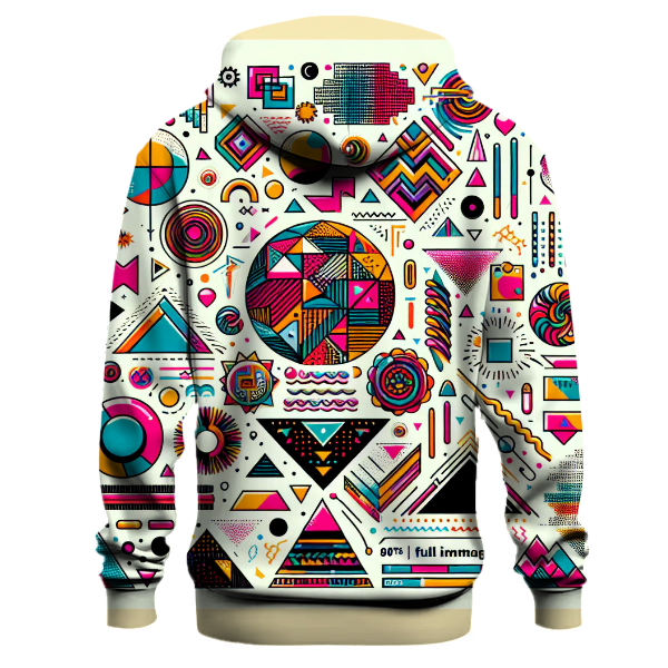 Funky 80s Patterns Hoodie